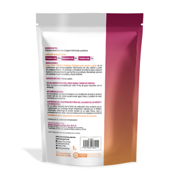 Medical Solutions Colageno En Polvo P/Perros Y Gatos 200 Grs - Imagen 2