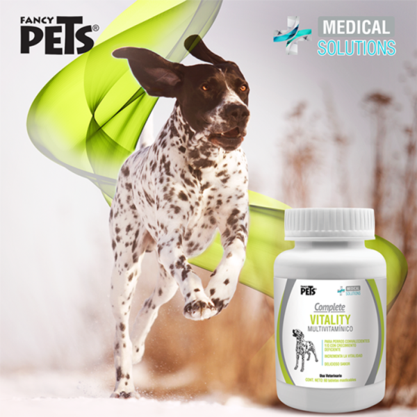 Medical Solutions Complete Vitality P/Perros Pack de 2 Frascos de 60 Tabletas - Imagen 4