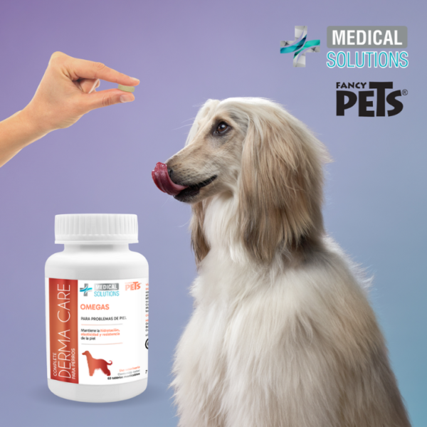 Medical Solutions Complete Derma Care P/Perros Pack de 2 Frascos de 60 Tabletas - Imagen 5