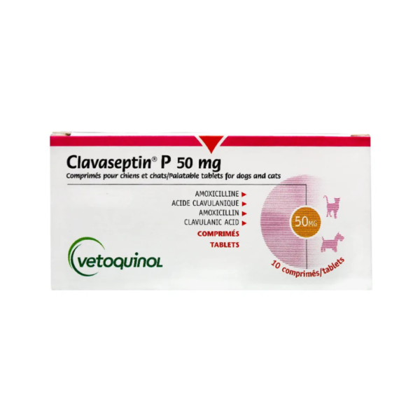 Vetoquinol Clavaseptin P 50 mg