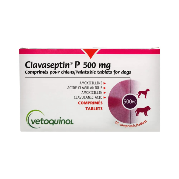 Vetoquinol Clavaseptin P 500 mg