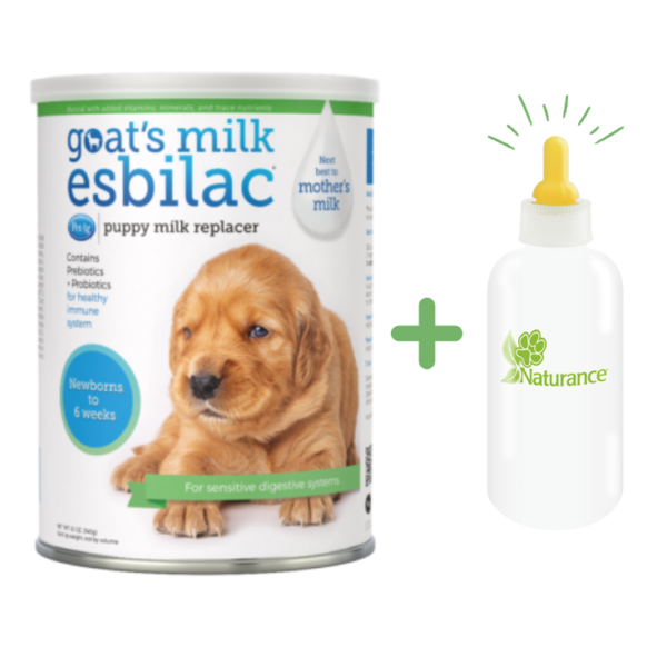 PetAg Esbilac Leche De Cabra En Polvo Para Cachorros 340 Gr + Biberón