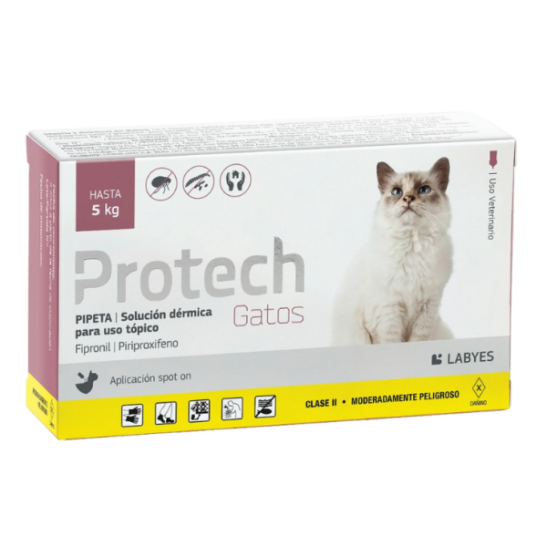 Labyes Feline Protech Antiparasitario Hasta 5 Kg