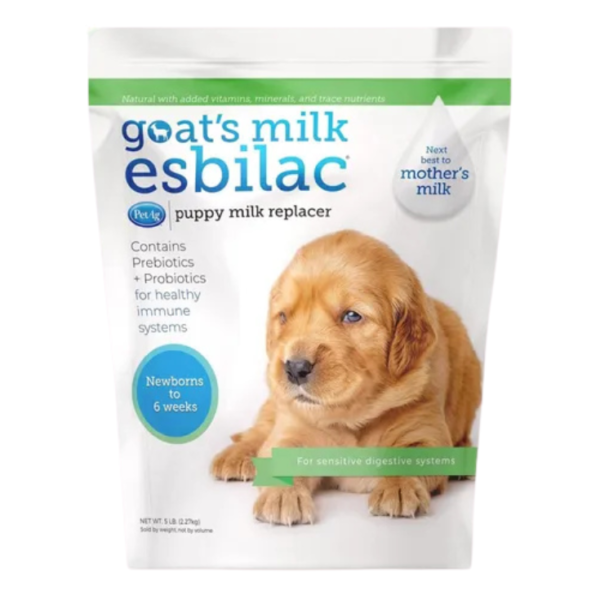 PetAg Esbilac Leche De Cabra En Polvo Para Cachorros 2.27 Kg + Kit - Imagen 3