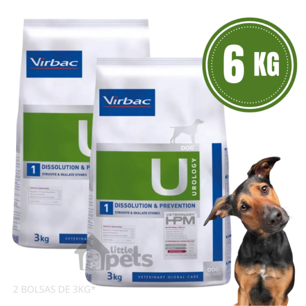 Hpm Virbac Dog Dissolution & Prevention Pack de 2 Bolsas de 3 kg