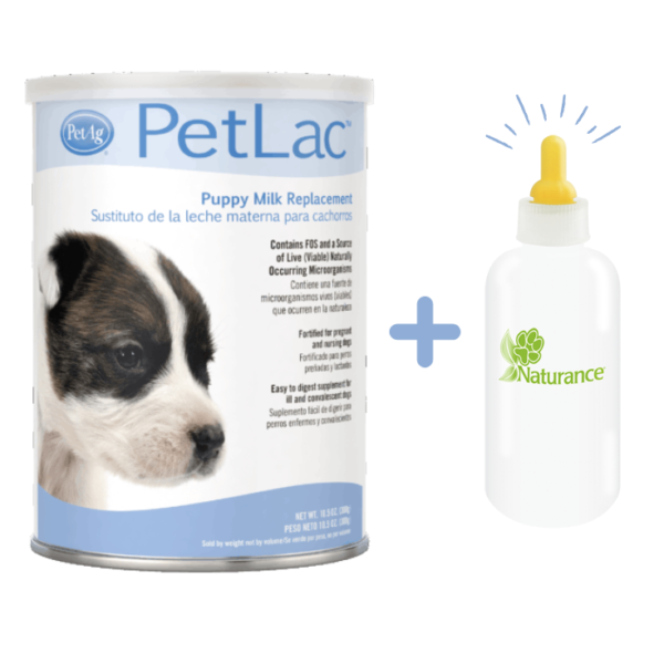 PetAg PetLac Sustituto de Leche Para Cachorro 300 Gr + Biberón
