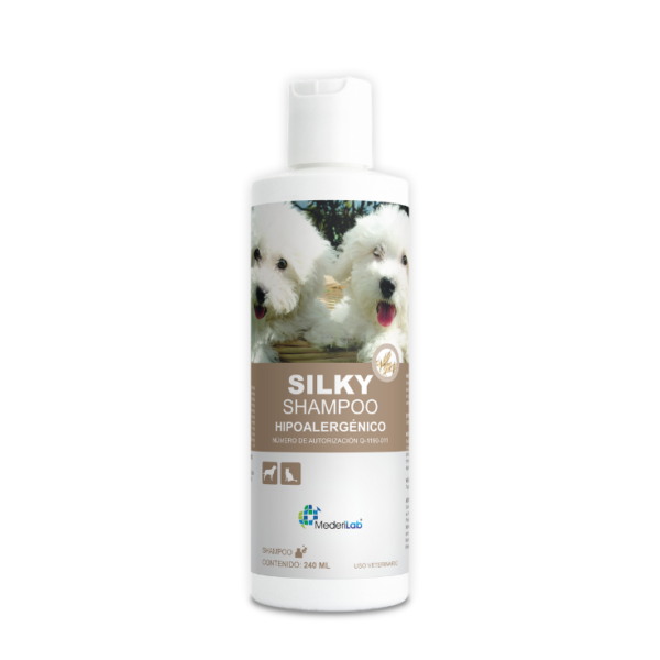 MederiLab Silky Shampoo Hipoalergénico con Extracto de Avena 240 mL