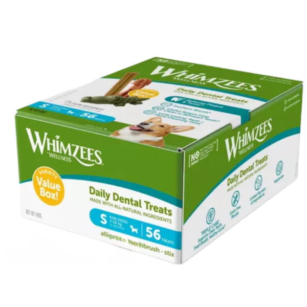 Whimzees Variety Value Box Tamaño S 56 Piezas - Imagen 2