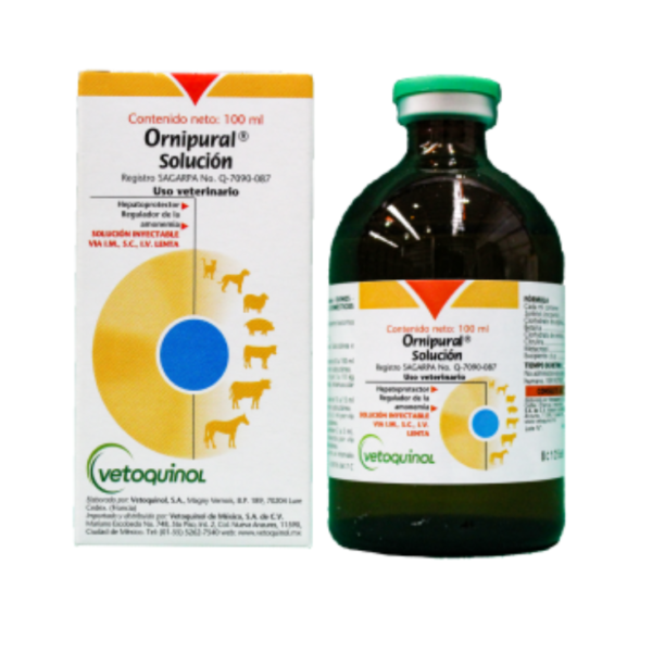 Vetoquinol Ornipural Solución Inyectable 100 mL