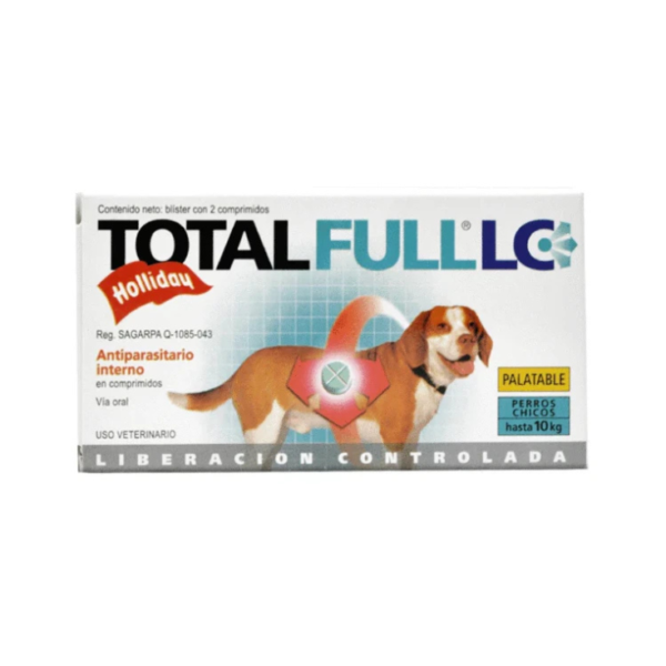 Holliday Antiparasitario Total Full Perro Chico 2 Comprimidos