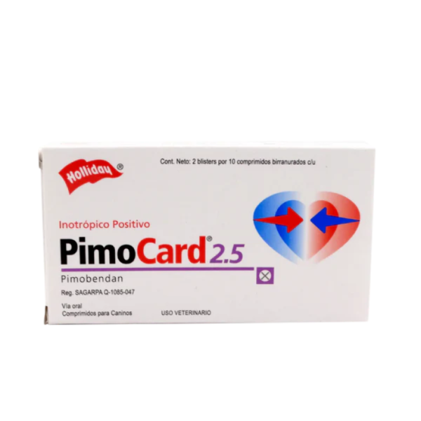 Holliday Pimocar 2.5 mg 10 Comprimidos