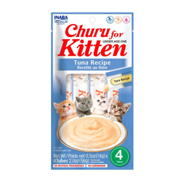 Inaba Churu Kitten Receta Atún Caja de 192 Piezas - Imagen 3
