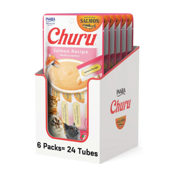 Inaba Churu Salmón Hecho Con Salmón Real Caja de 192 Piezas - Imagen 2