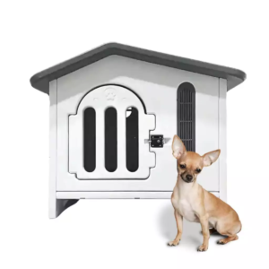 Casa Cute Chica Blanca con Puerta, Calidad Premium, Impermeable, Térmica  58 x 53 x 56 cm