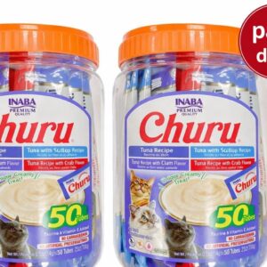Inaba Churu Atún 50 Variedades 14g C/u Pack De 3 Frascos