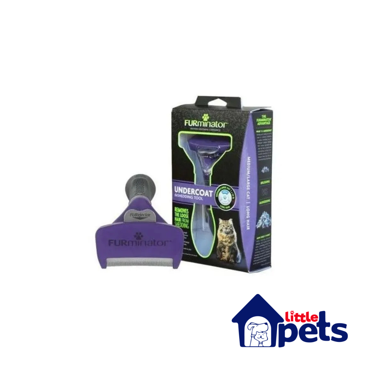 Furminator Deslanador Gato Grande Pelo Largo